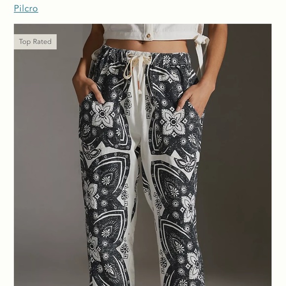 Pilcro Pants - Anthropologie Pilcro (The Cottage) Draw String- Large Side Front and Back Pocket
